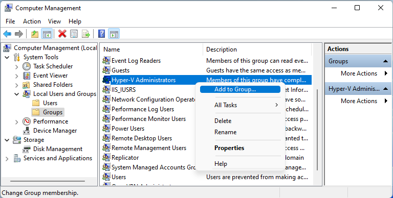 Tavallinen käyttäjä ei voi käynnistää virtuaalikonetta ilman oikeaa roolia